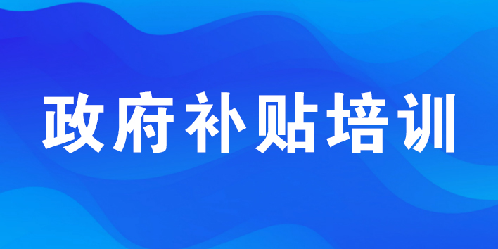 政府補(bǔ)貼類(lèi)培訓(xùn)